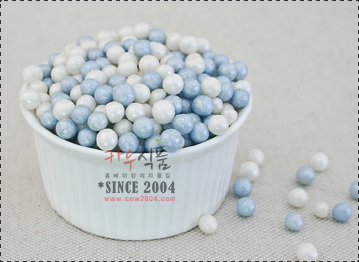 진주 블루화이트(100g,500g,1kg)/드레그 펄스 블루/아라잔대용