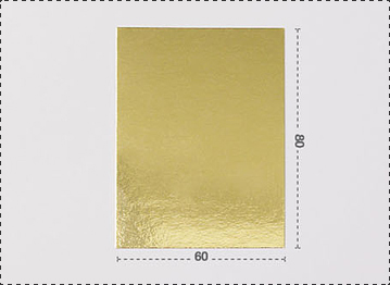 금박바닥(8.5*6cm) -50장,100장/금색바닥/쿠키받침